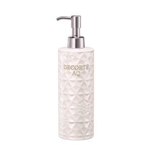 packshot produit soin douche moussant